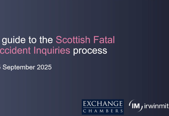 Image for A Guide to the Scottish Fatal Accident Inquiries Process