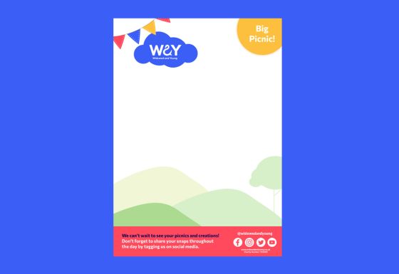 Image for A4 Blank Big Picnic Poster PDF